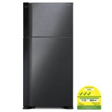 Hitachi R-V690P7MS-BBK Top Freezer Refrigerator (550L)